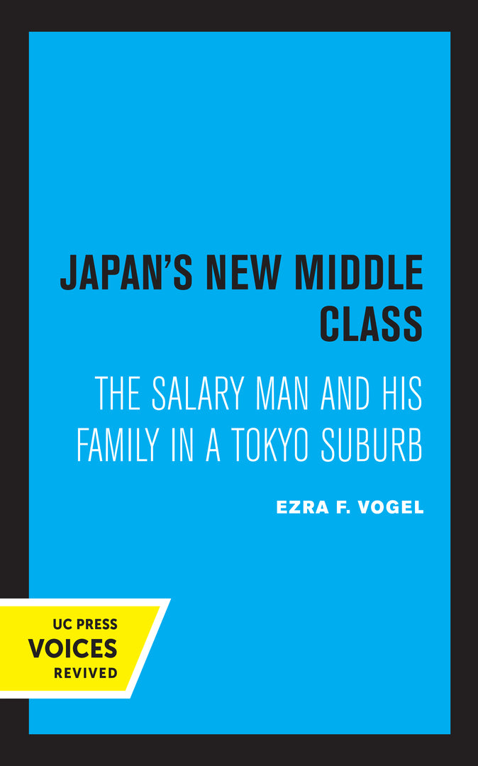 Cover image for Japan's New Middle Class ISBN 9780520309289
